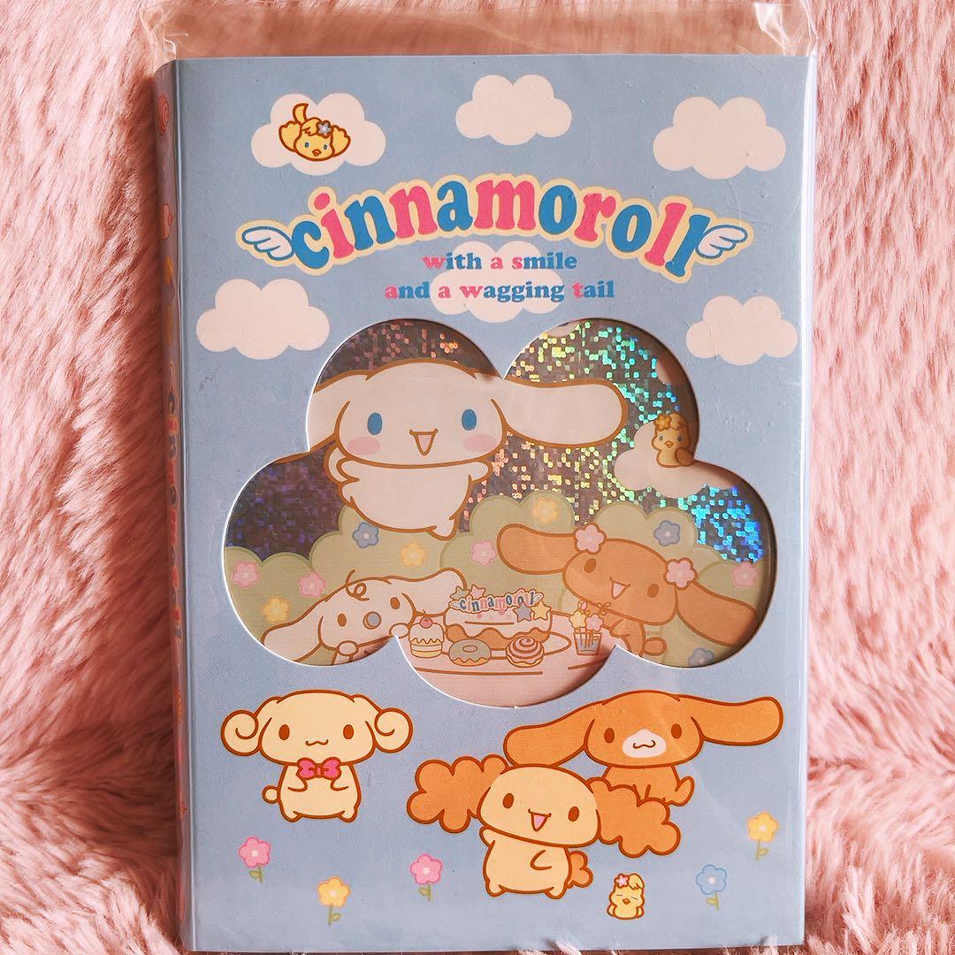 希少レア　シナモロール　シール付きメモ　レター　平成レトロ　サンリオ　2004