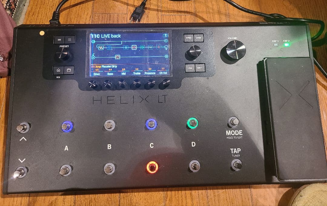 Line 6 Helix LT ギターエフェクター