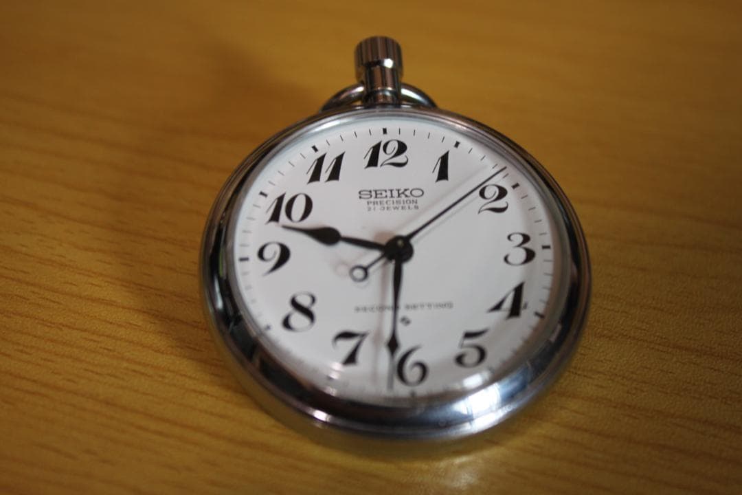 門鉄　昭和50年　懐中時計　SEIKO　鉄道　門司鉄道管理局　時計