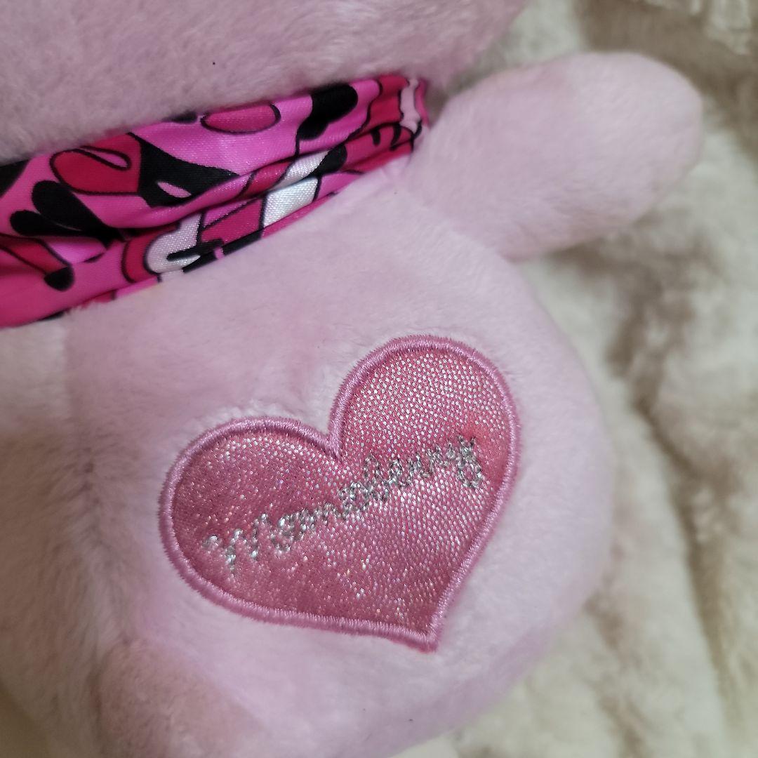 限定モモベリー　ハローキティぬいぐるみ　ピンクプッチ柄