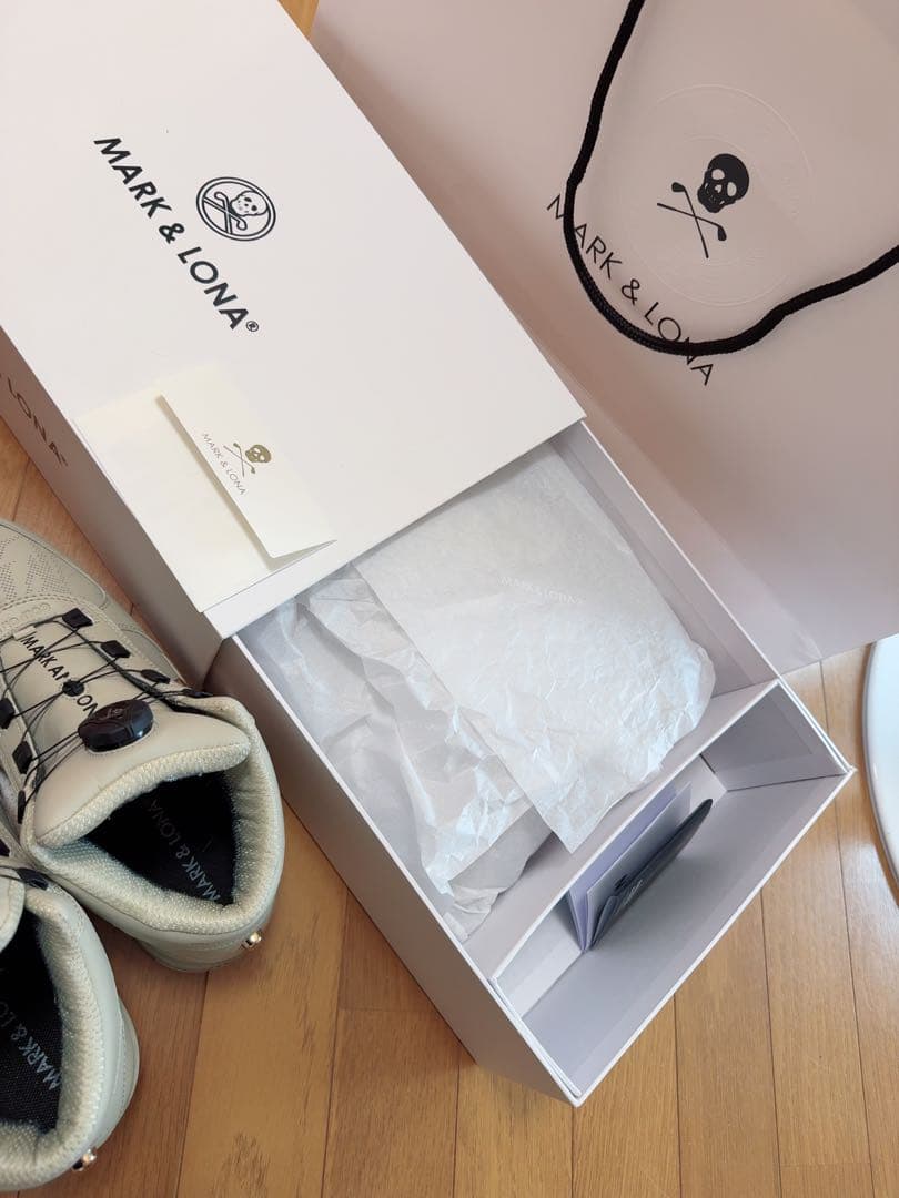MARK & LONA ゴルフシューズ ホワイト　男女兼用