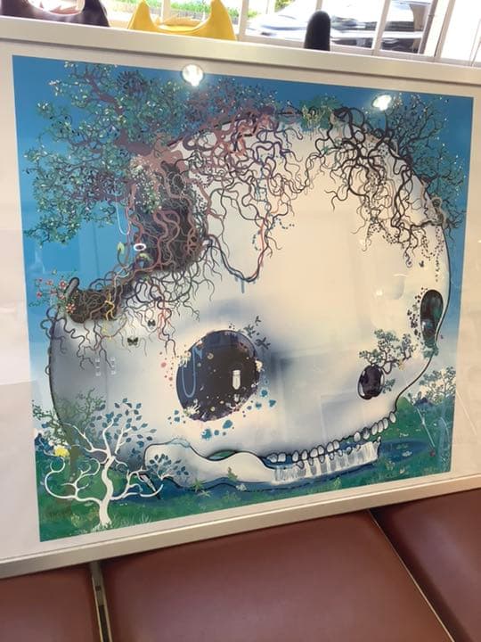 青島千穂「骸骨の泉」2008