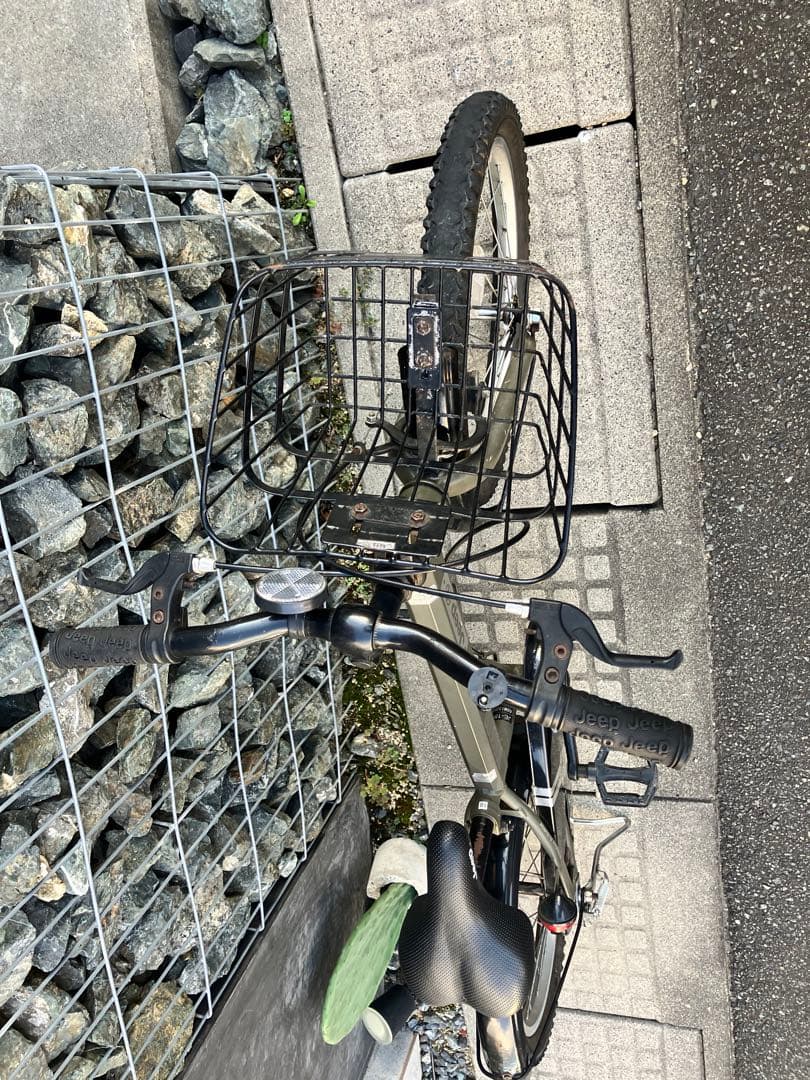 【自転車　jeep】オリーブグリーン 18インチ　子供用自転車