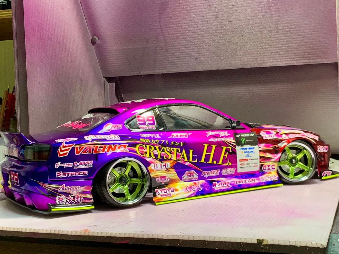 アディクション　アライブフーン　シルビア　限定ボディ キャンディーラメ塗装品