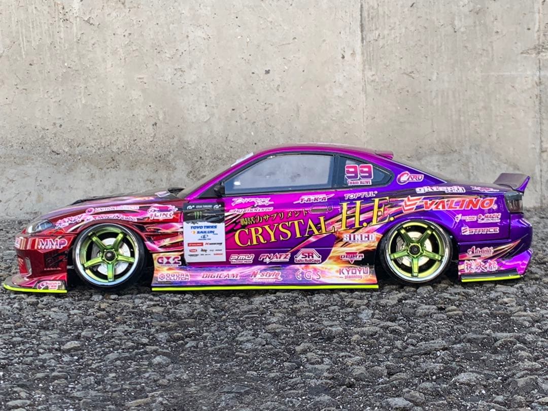 アディクション　アライブフーン　シルビア　限定ボディ キャンディーラメ塗装品