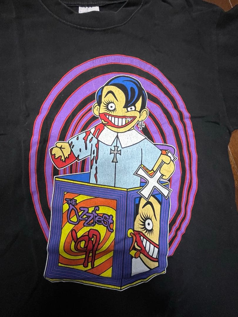 1997年Ozzfest オズフェスオズボーン　ロックTツアーTヴィンテージT