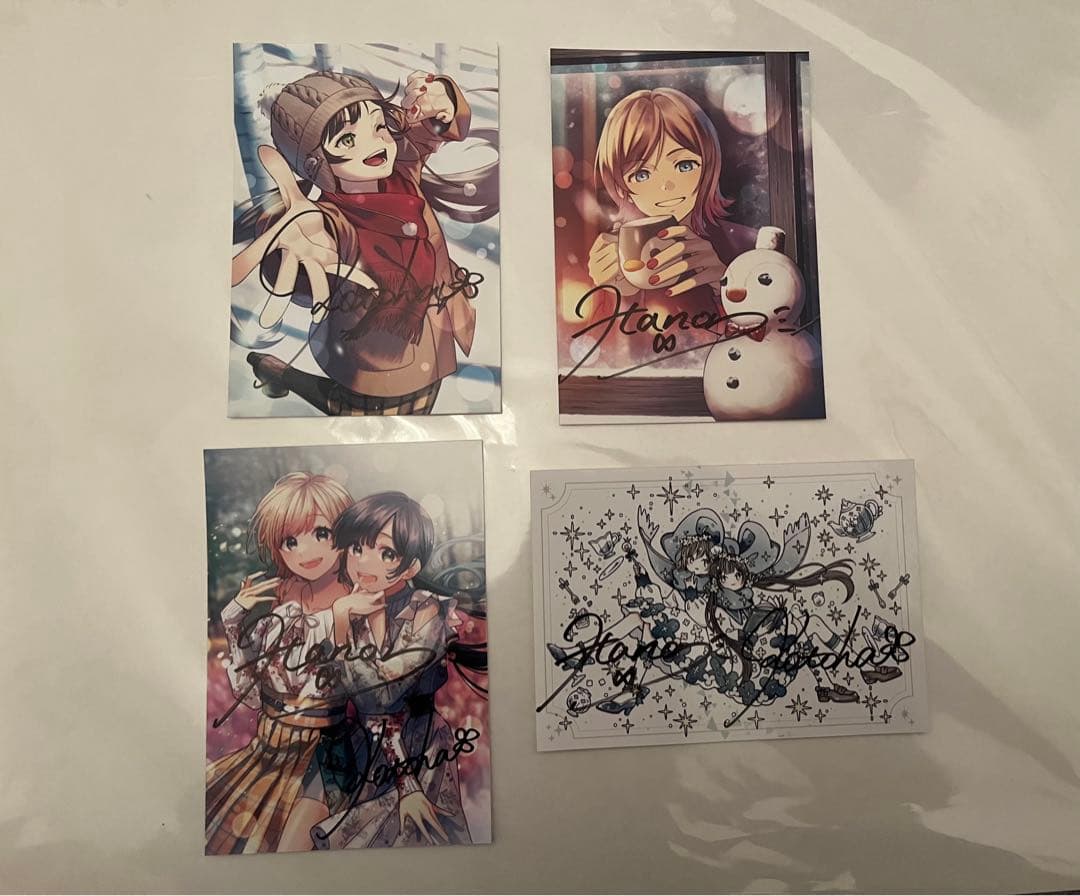 ハコニワリリィ コンプリート　直筆サイン入りブロマイド　セット