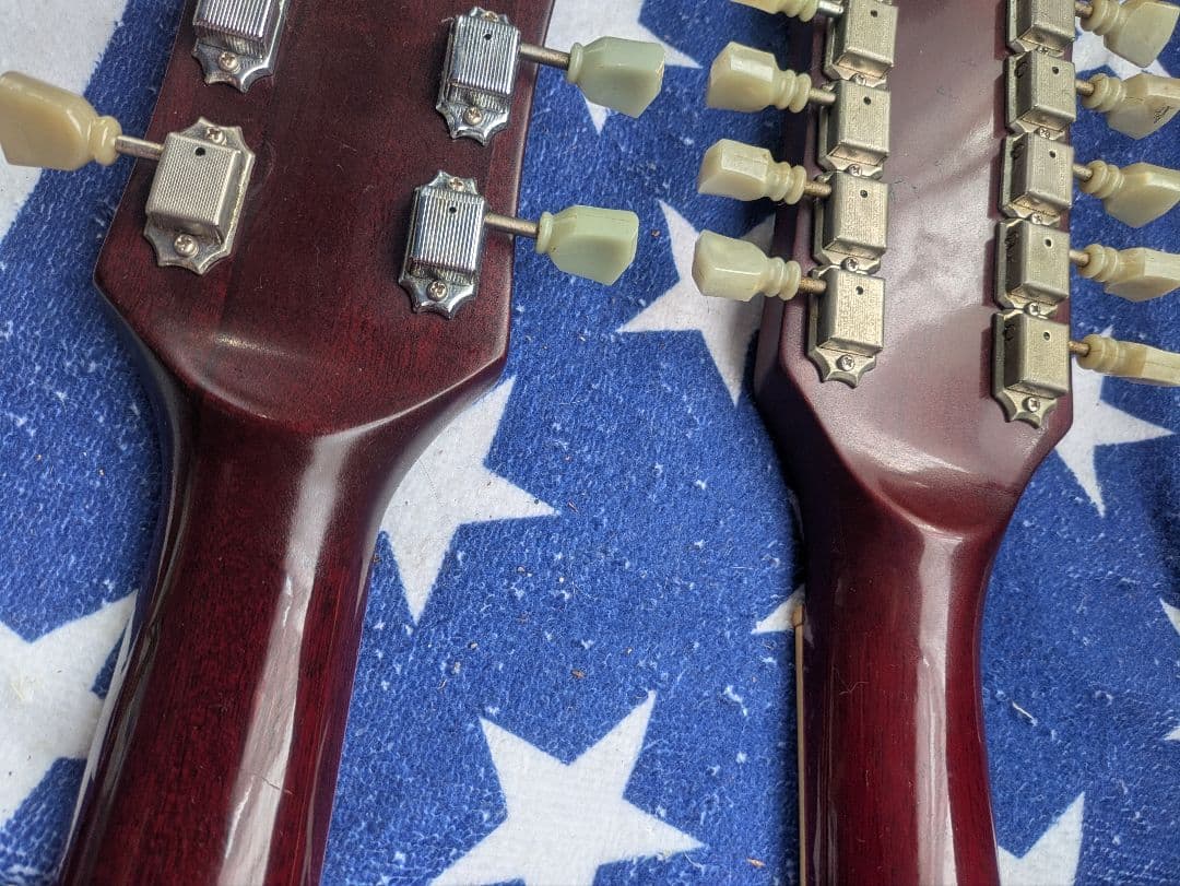 フェルナンデス製ダブルネック　ジミー・ペイジタイプ