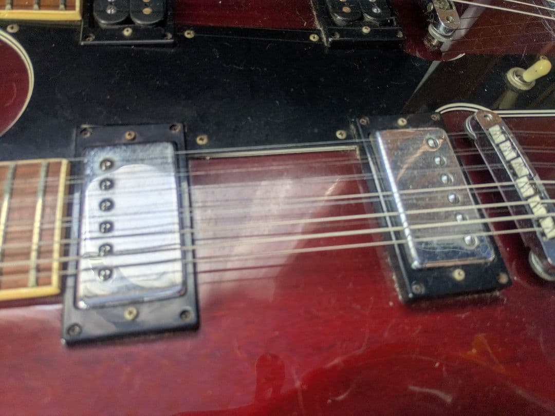 フェルナンデス製ダブルネック　ジミー・ペイジタイプ