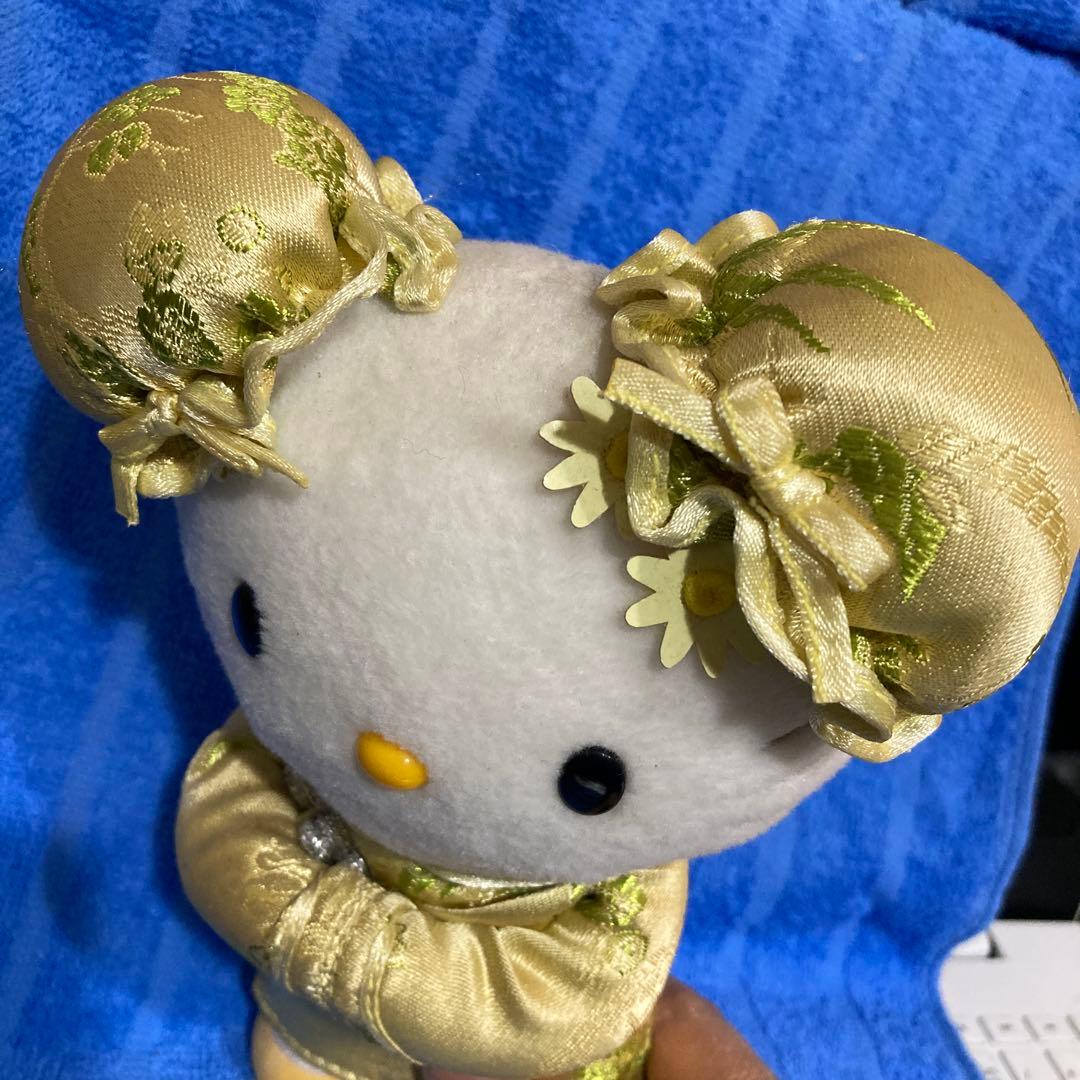 ハローキティ チャイナドレス ぬいぐるみ　サンリオ平成レトロ　超レア