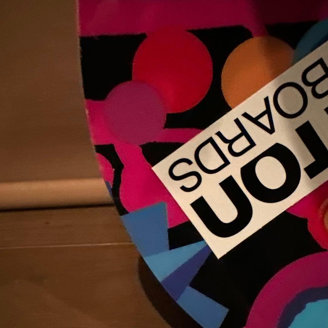 Burton スノーボード カラフルデザイン　ビンディング付き