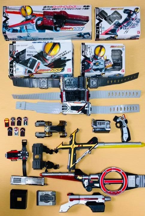 仮面ライダー 555 ファイズ 大量セット 箱付きあり 別出品に追加画像あり