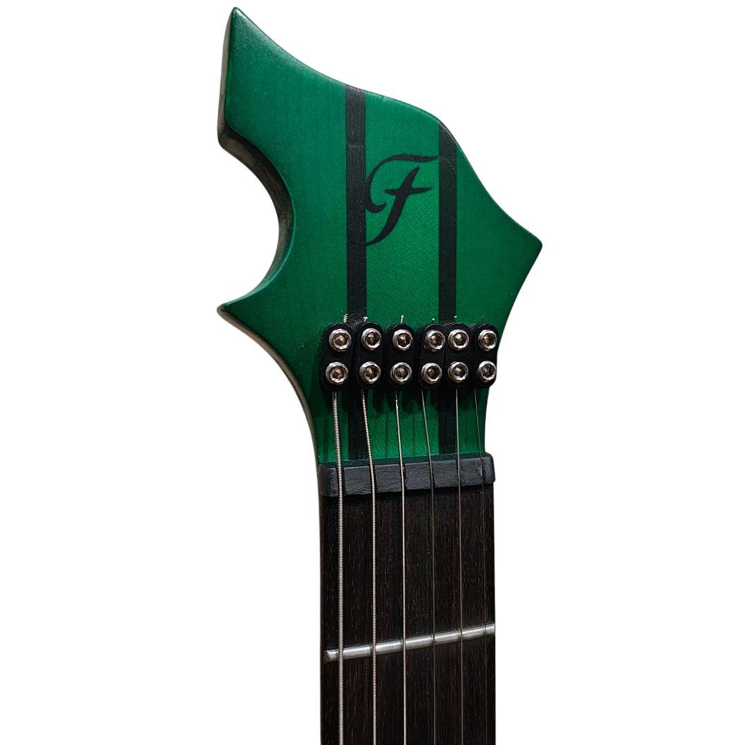 ヘッドレスギター GFC FHL-600FM グリーン エレキ ギター