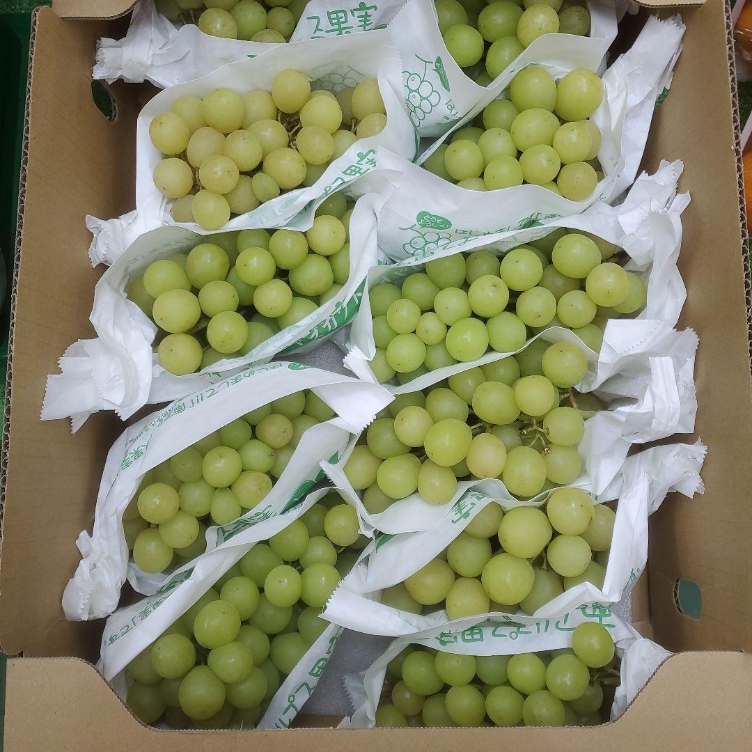 3️⃣ 山梨県産 シャインマスカット １１房入り 箱込み5.5キロ