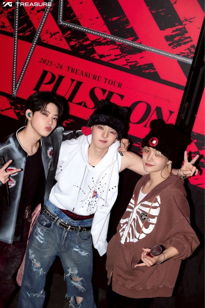 ぽ*と様 TREASURE PULSE ON ジップアップフーディー BROWN