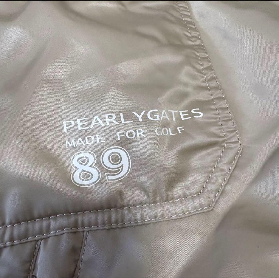 美品W80-84cmPEARLYGATES秋冬ウエスト伸縮7P3D撥水防風パンツ