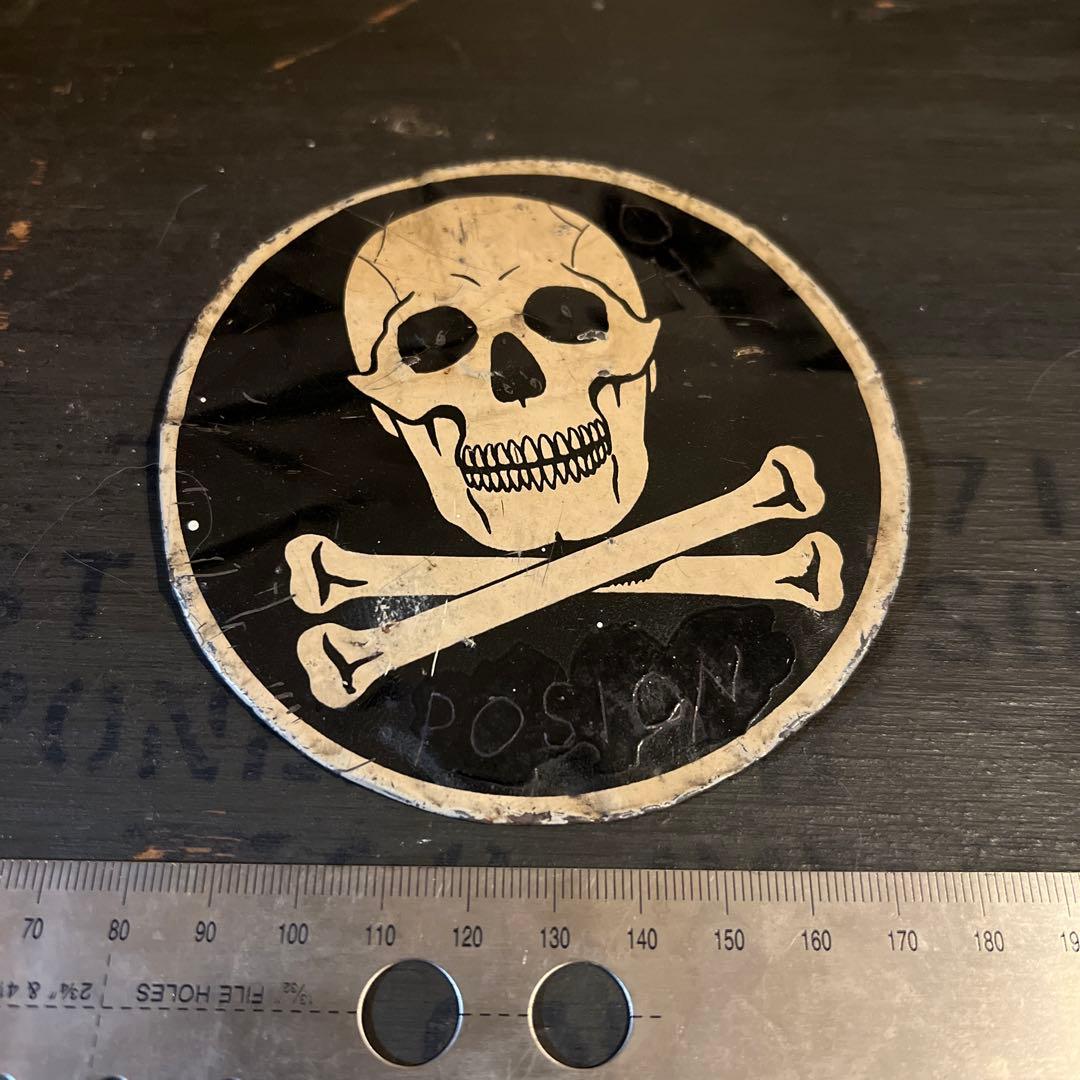 40Sー50S ビンテージバッジ　スカル