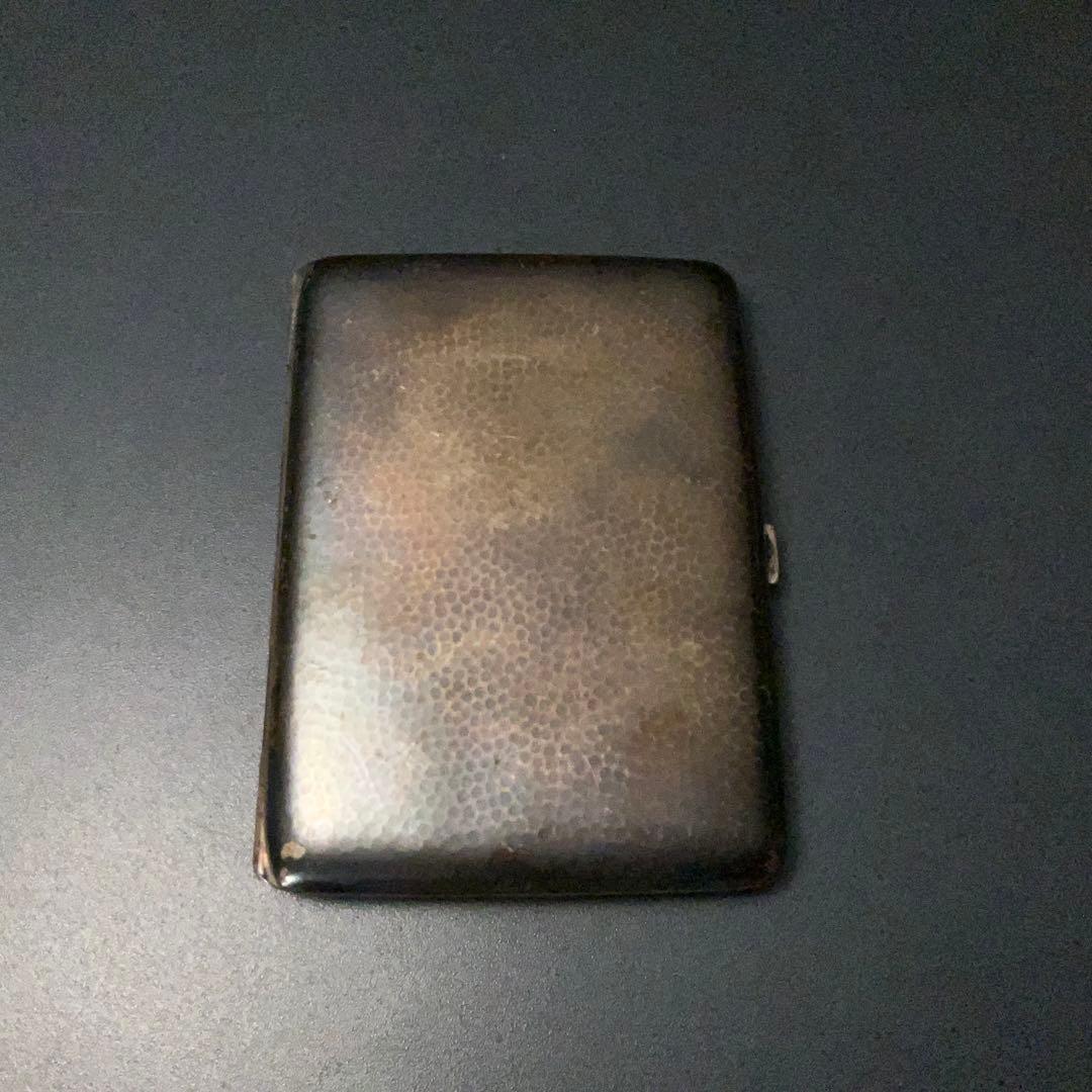 銀製　シガレットケース　煙草入れ　アンティーク　6R1385お1