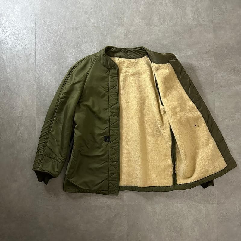 60s 米空軍 USAF ヴィンテージ ウールパイル ライナージャケット M-L