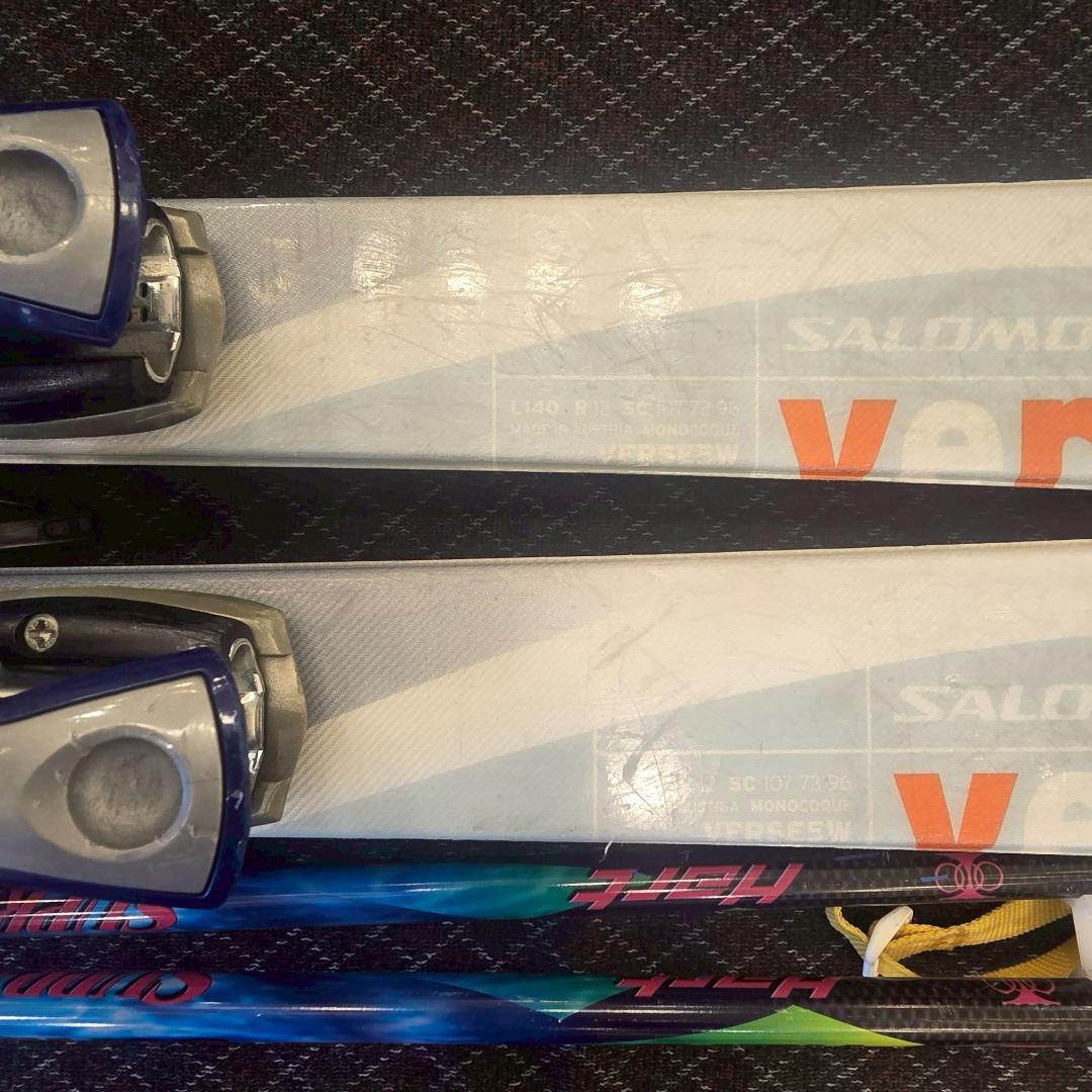 i+【5点セット】 SALOMON VERSE5W スキー板 140cm