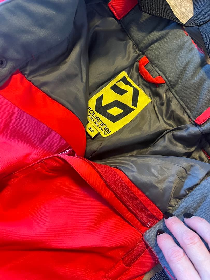 GOUNNE スノーボードパンツ 赤 子供用