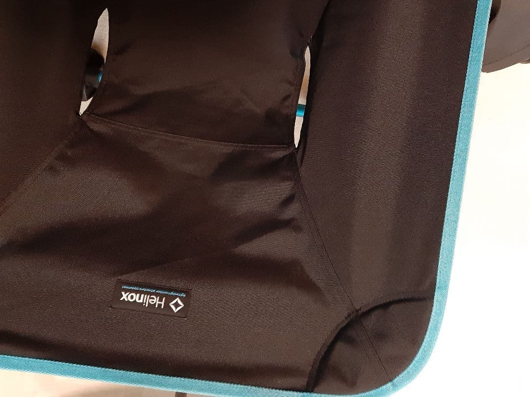 Helinox アウトドアチェア 黒/青 収納袋付き