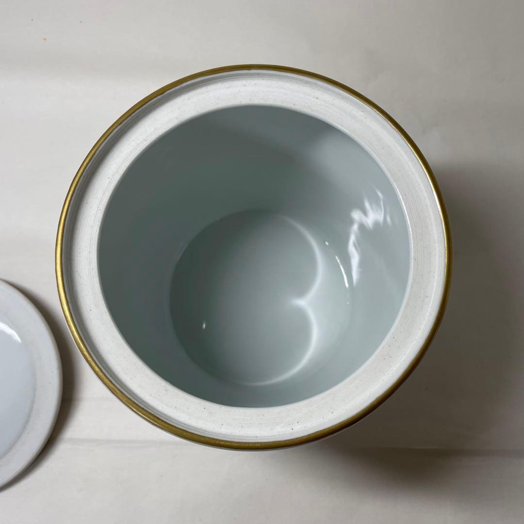 A21 桃山窯　橋本喜泉　唐子紋遊び水指　茶道具