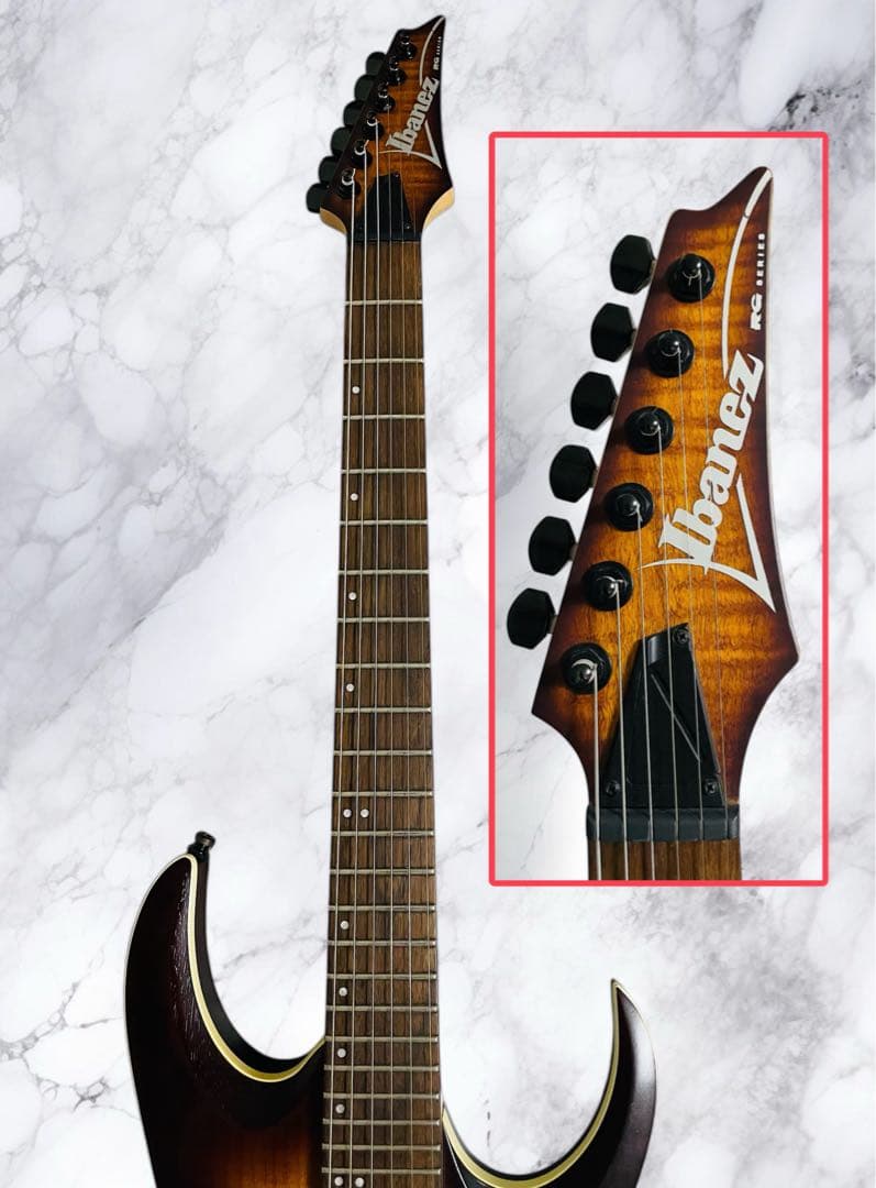 Ibanez RGA42FM ドラゴンアイバースト色