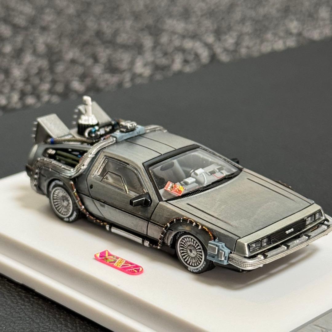 デロリアン Ⅱ カスタム品 1/64 MJモデル バックトゥザフューチャー②