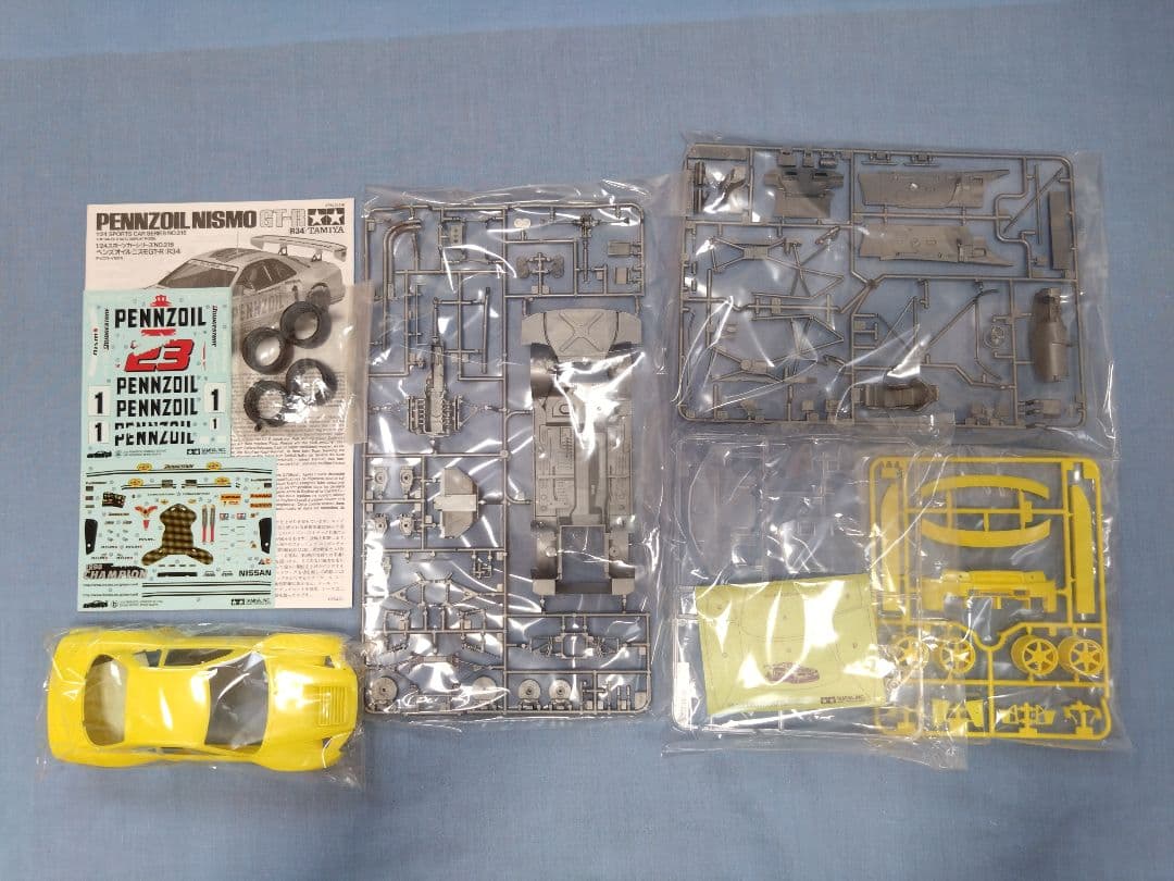 田宮 1/24スケールのプラモデルの4点セット②