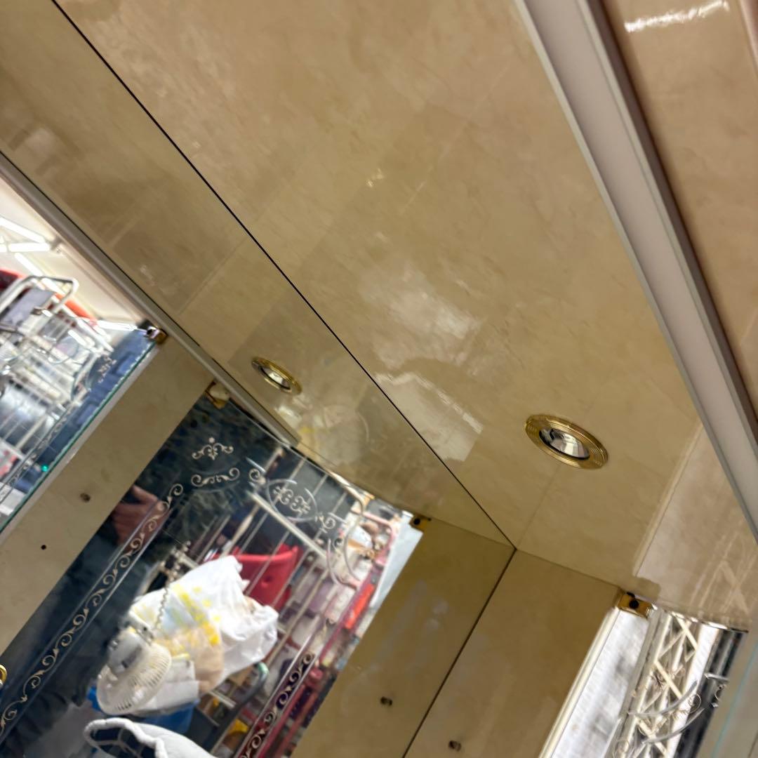 ロココ アンティーク ガラスショーケース コレクションケース 飾り棚 棚板2枚