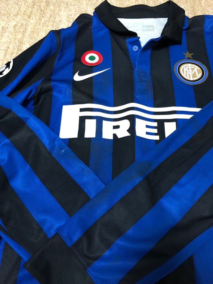 11 12 CL ホーム　インテル　長友　長袖実使用マルセイユ戦