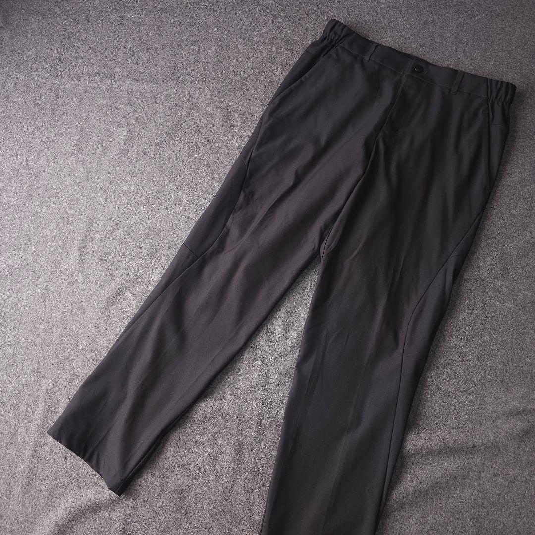 近年モデル デサントゴルフ ストレッチ素材ゴルフパンツ 黒 O LL大きいサイズ