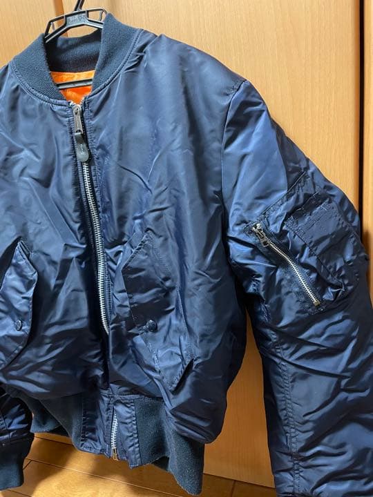 中田商店VALLEYAPPARELバレイアパレルフライトジャケットネイビー