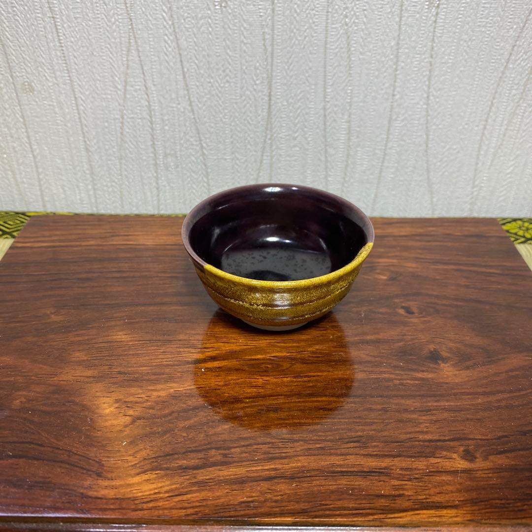 徳田正彦（徳田八十吉）九谷焼　ぐい呑・お猪口・盃　酒器　木箱付き