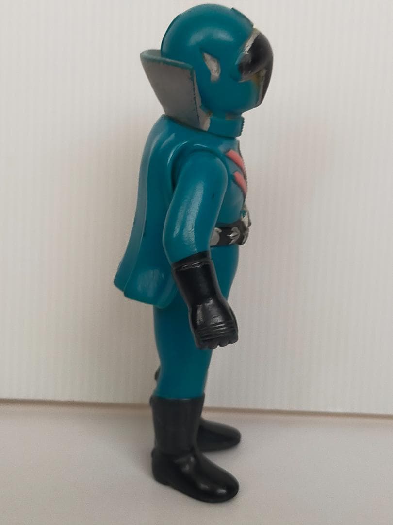 ポピー　アオレンジャー　１３ｃｍ　ソフビ　当時物　ゴレンジャー