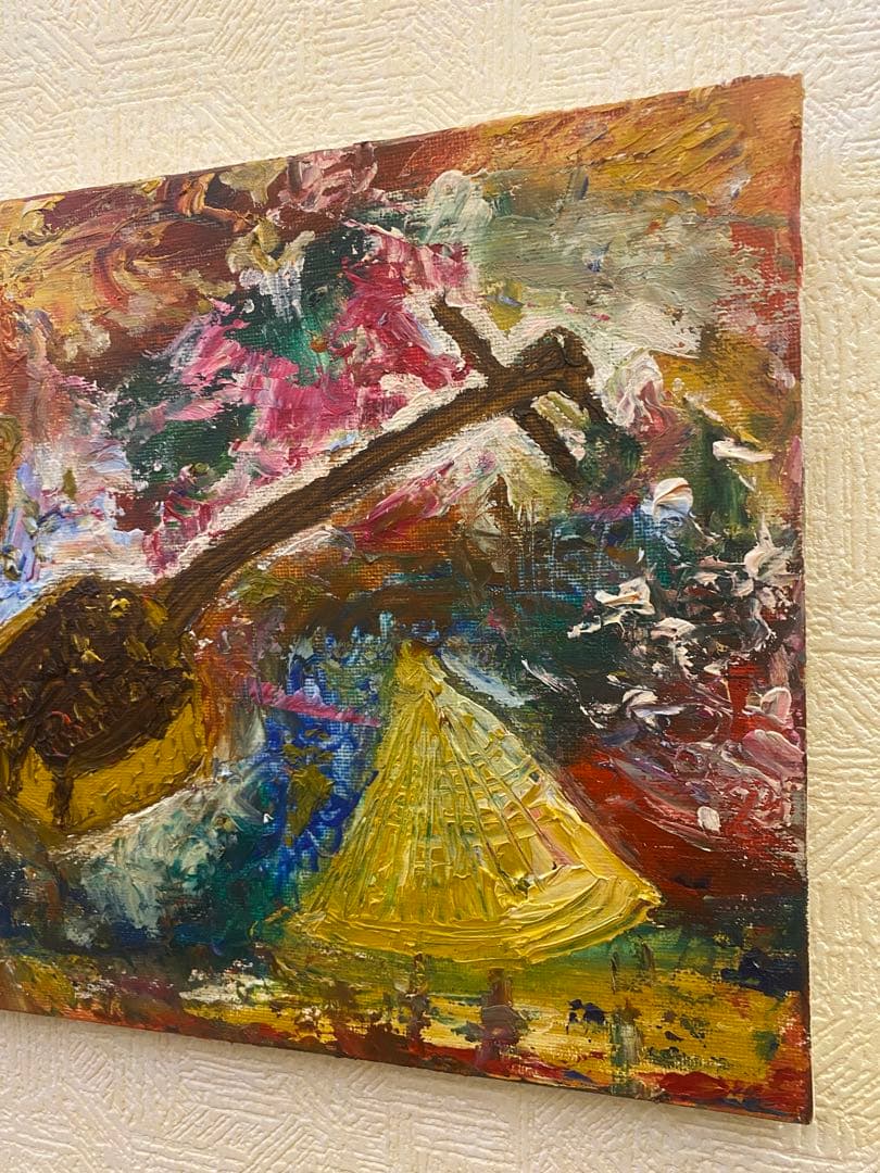 油彩画 【Okinawa at that time】F3