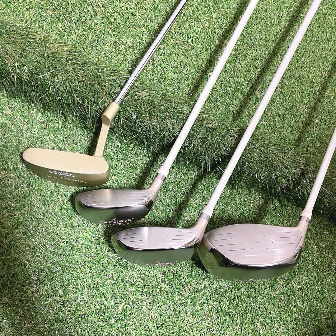 PARIS 初心者に優しいセット かわいい レディースゴルフクラブ8本セット