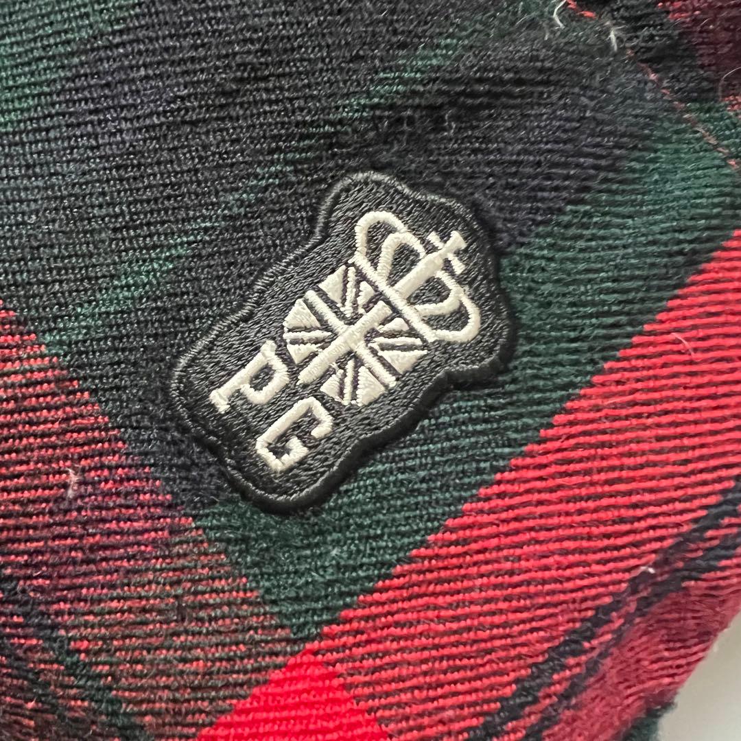 Pearly Gates パーリーゲイツ　チェック　ダウンベスト　ゴルフ　中綿入