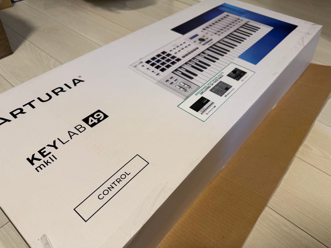 美品 Arturia KEYLAB 49 mk2 ホワイト MIDIキーボード