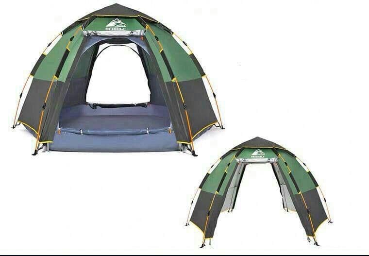 新品通気性簡単設営ワンタッチテント キャンプ アウトドア用品ファミリー