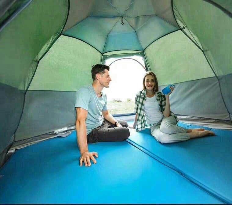 新品通気性簡単設営ワンタッチテント キャンプ アウトドア用品ファミリー