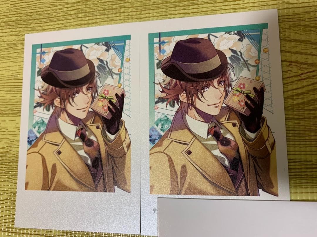 101P③【オトメイトストア　ハイカラ流星組　賢　ブラックデー　フォトカード