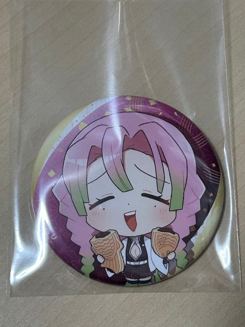 鬼滅の刃　セガ　SEGA たい焼き　缶バッジ　甘露寺蜜璃