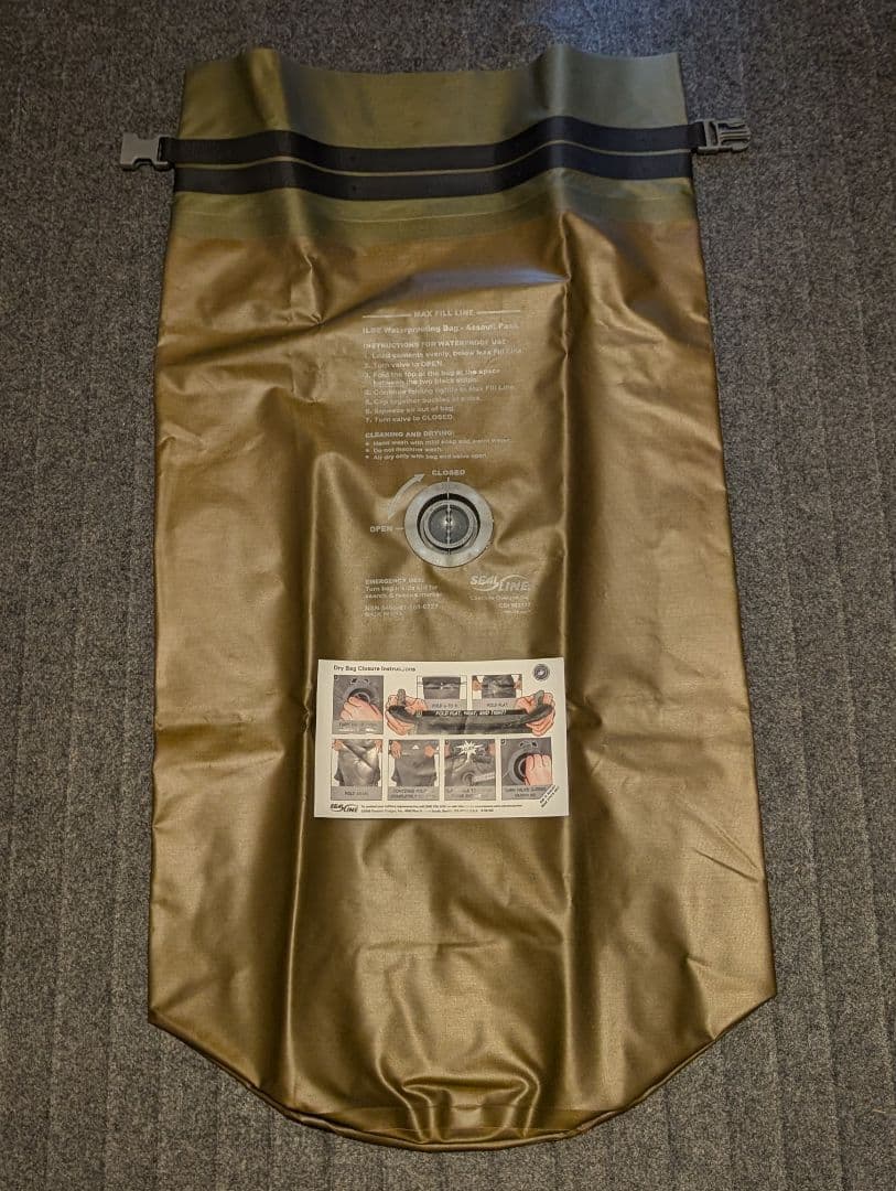 米軍　実物　SEAL LINE MACS SACK 65L