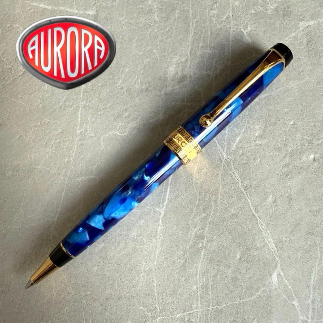 AURORA アウロラ ボールペン OPTIMA オプティマ ブルー 998-Ｂ