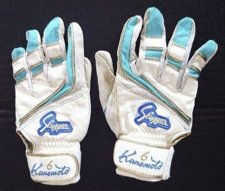 【本人着用】金本知憲 バッティンググローブ 阪神タイガース
