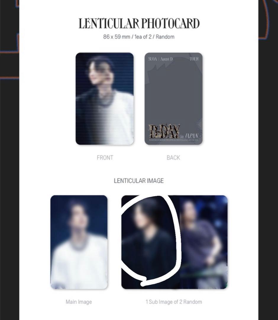 【A】BTS SUGA D-DAY in Japan BluRay＆DVD