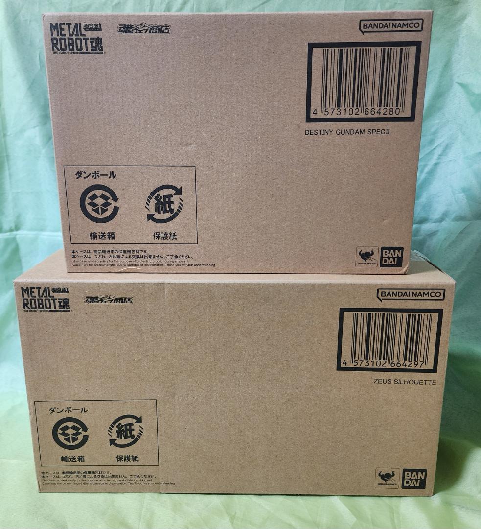 【未開封】メタルロボット魂 デスティニーspecII ゼウスシルエット セット