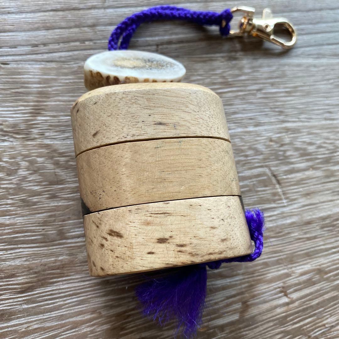 【希少素材】黒柿×鹿角 印籠｜伝統技術の手作り工芸｜和風モダンな逸品